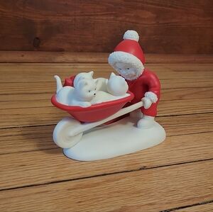 Snowbabies "Kitten courier"